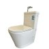 Toilet Suite Rimless Flush BTW A3314D with Hand Basin 